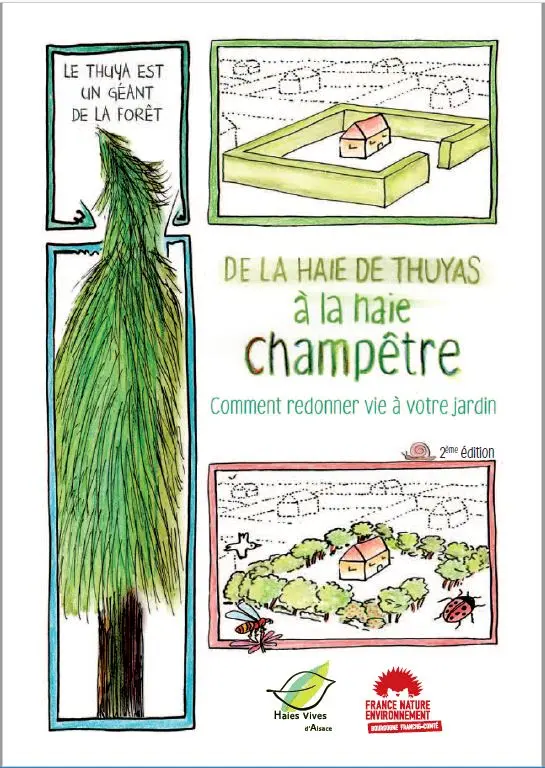 Haies Vives d'Alsace - Publication - De la haie de Thuyas à la haie champêtre